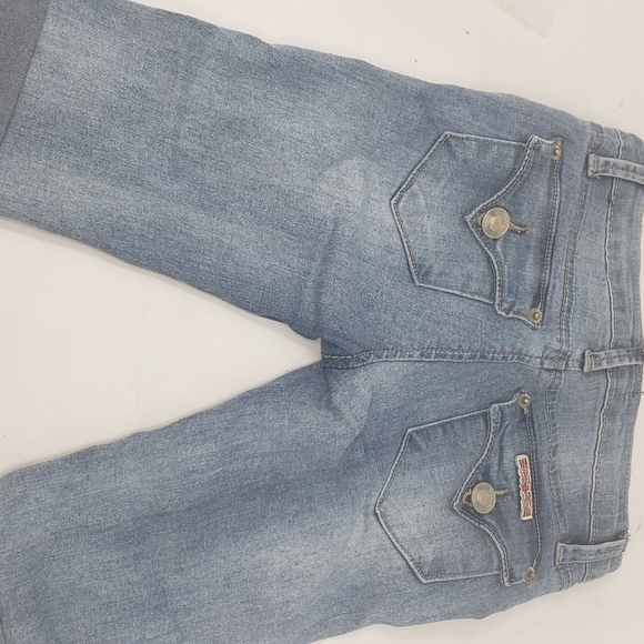 NWT HUDSON KIDS Blue roll crop jeans - Picture 5 of 7